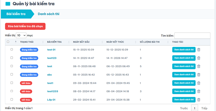 Ảnh chụp màn hình trang đăng ký